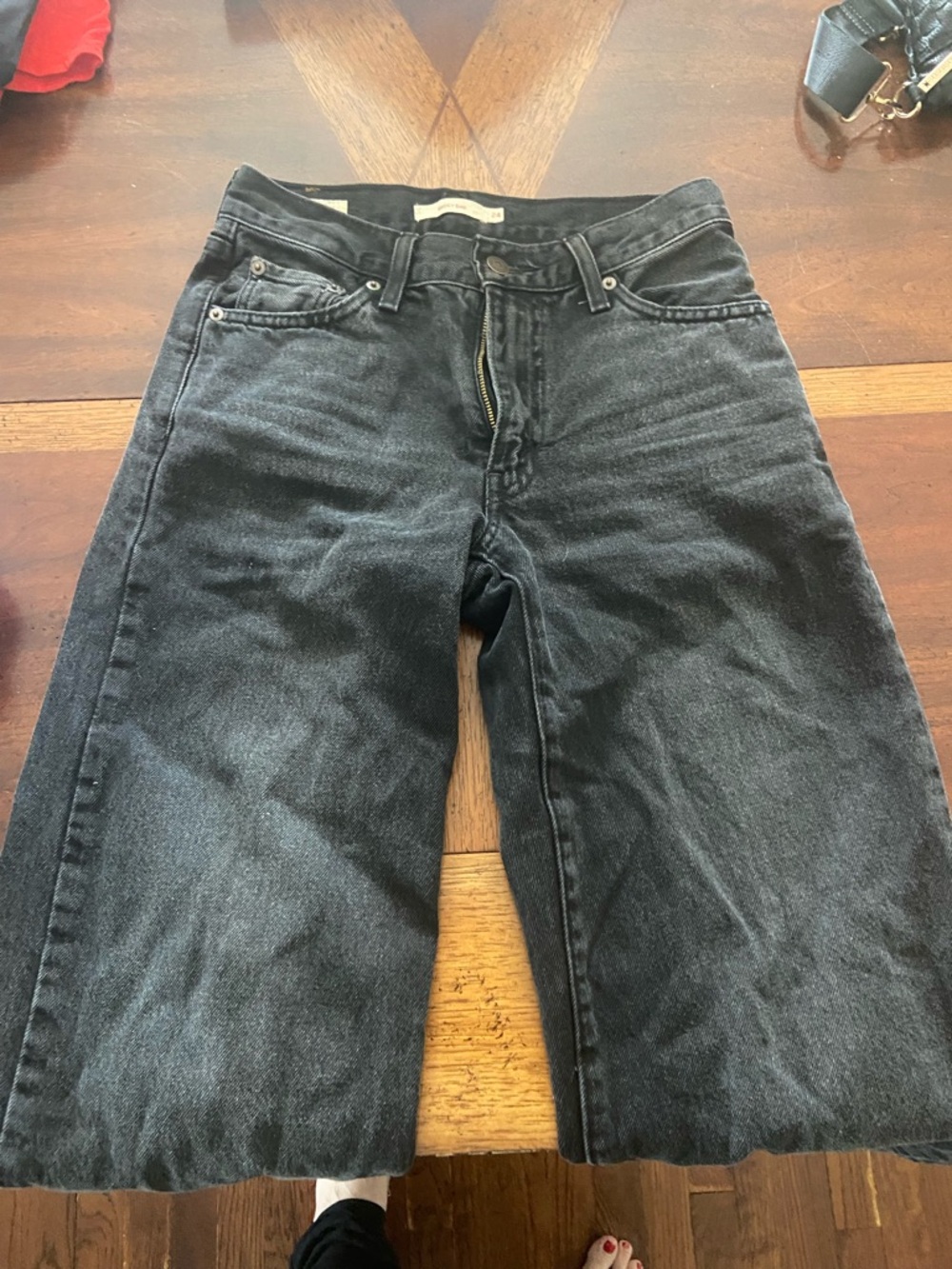 Levi's Black Baggy Daddy Jeans